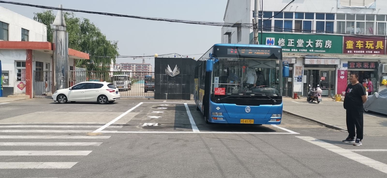 公交集團公交事業一部積極對接浦南 鎮政府  規劃浦南公交停靠點